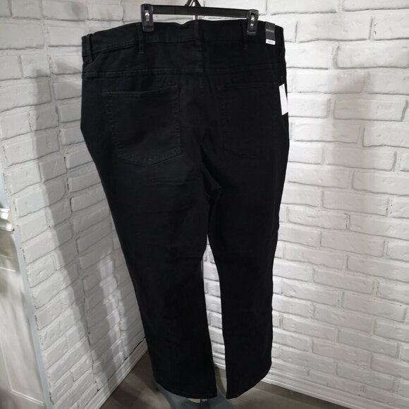 NWT Britches Men's Size 48W/32L Straight Legs Black Jeans - Picture 2 of 13